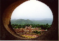 Blick vom Glockenturm des Museums auf das Umland.